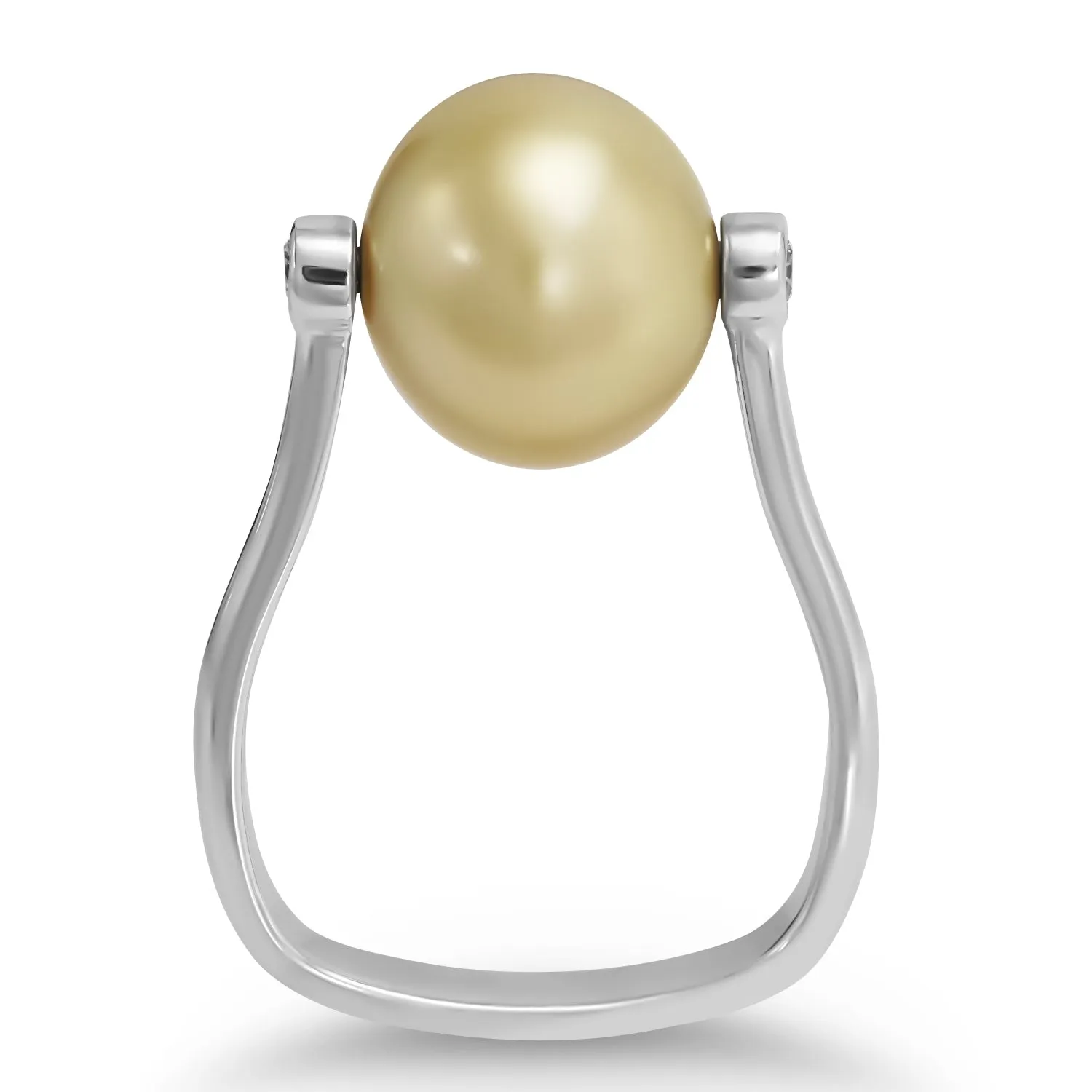 Golden Pearl Ring