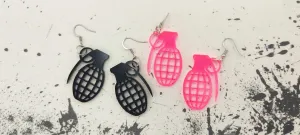 HAND GRENADE EARRINGS | Let your style explode!