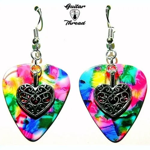 Handmade Guitar Pick Earrings | Deco Heart