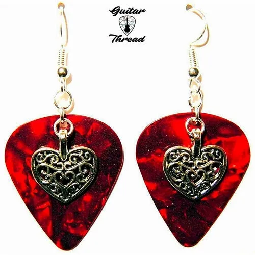 Handmade Guitar Pick Earrings | Deco Heart