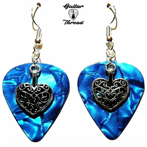 Handmade Guitar Pick Earrings | Deco Heart