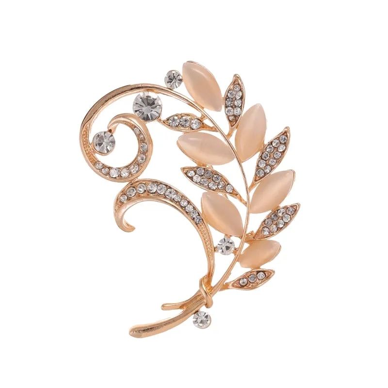 IG Style Elegant Classic Style Animal Feather Strawberry Alloy Inlay Rhinestones Unisex Corsage Brooches Collar Pin