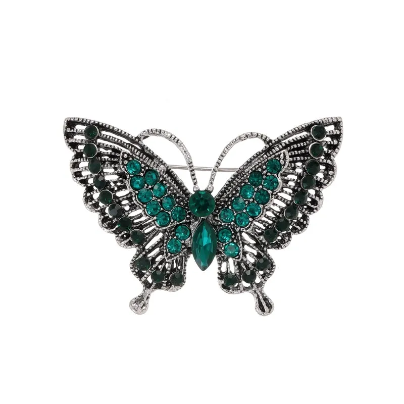 IG Style Elegant Classic Style Animal Feather Strawberry Alloy Inlay Rhinestones Unisex Corsage Brooches Collar Pin