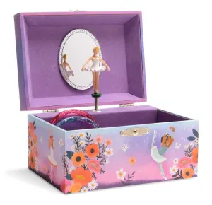 Jewelkeeper Girl's Musical Jewelry Storage Box, Enchanted Ballerina Design, Swan Lake