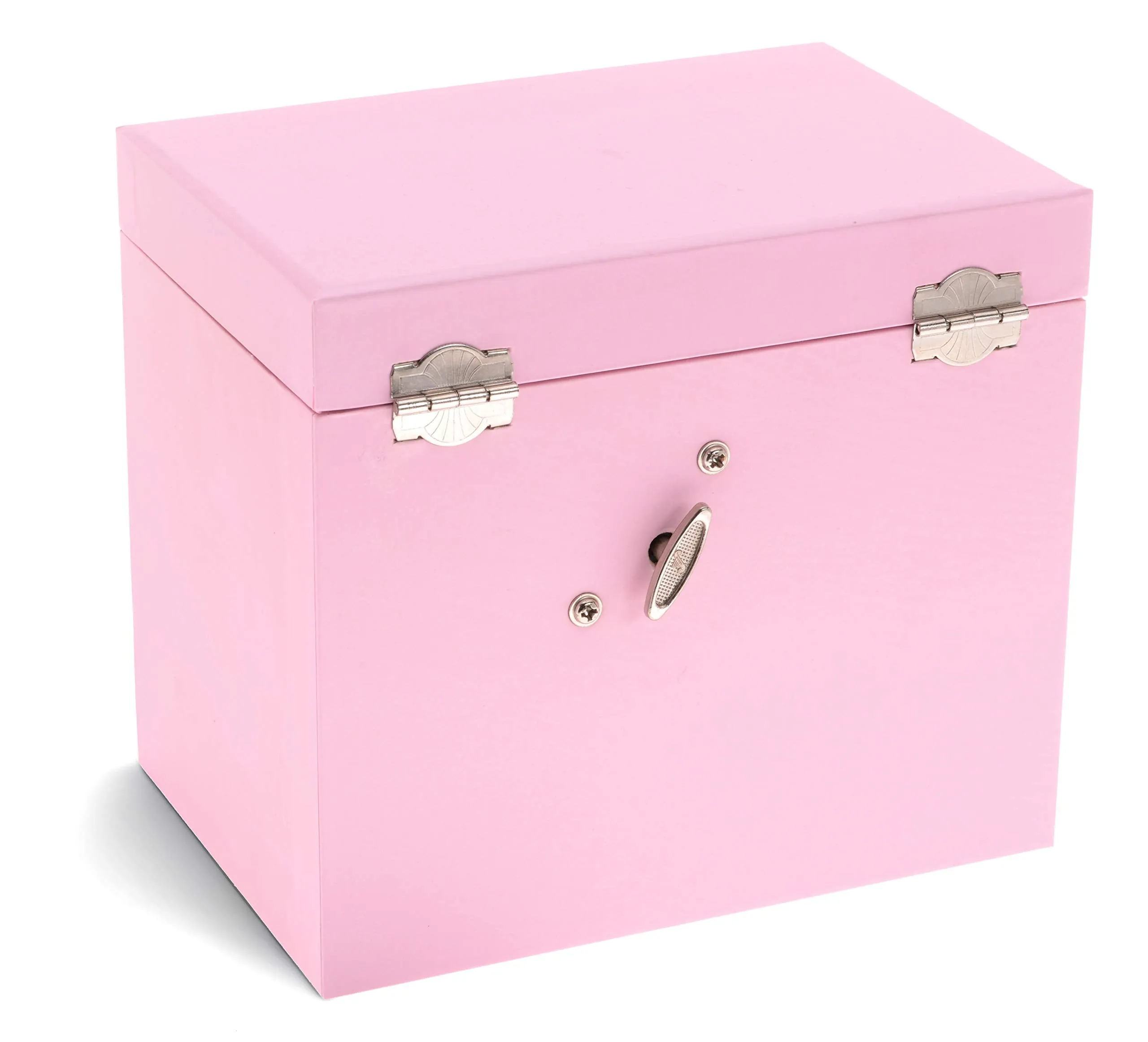 Jewelkeeper Personalize-Your-Own Pink Musical Ballerina Jewelry Box with 2 Pullout