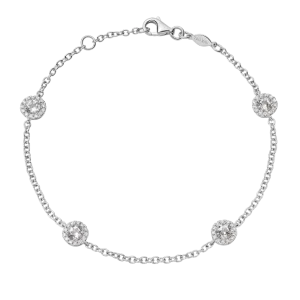 Kiki McDonough Grace White Topaz and Diamond Bracelet