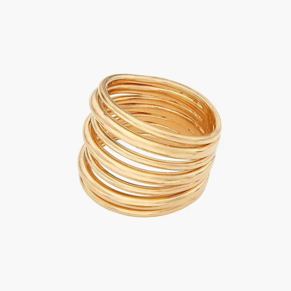 Layered Strand Ring