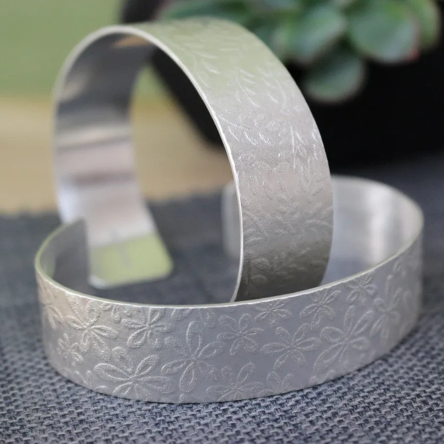 Leaf Silver Cuff