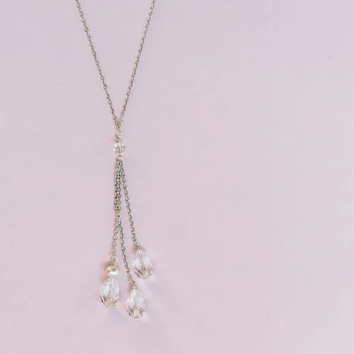 Lili Drop Crystal Pendant Necklace