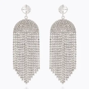 Melinda Earrings / Crystal