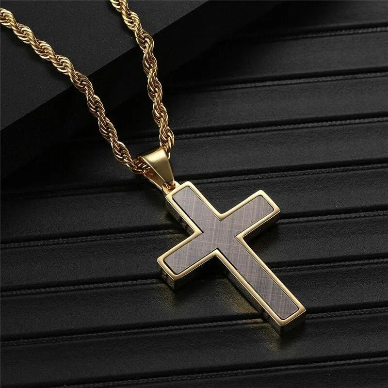 Men's Christian Necklace <br> Premium Cross