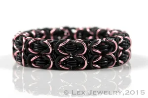 Modern Edginess Bracelet - Pink