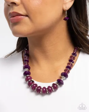 Necklaces Swift Shimmer - Purple N2243