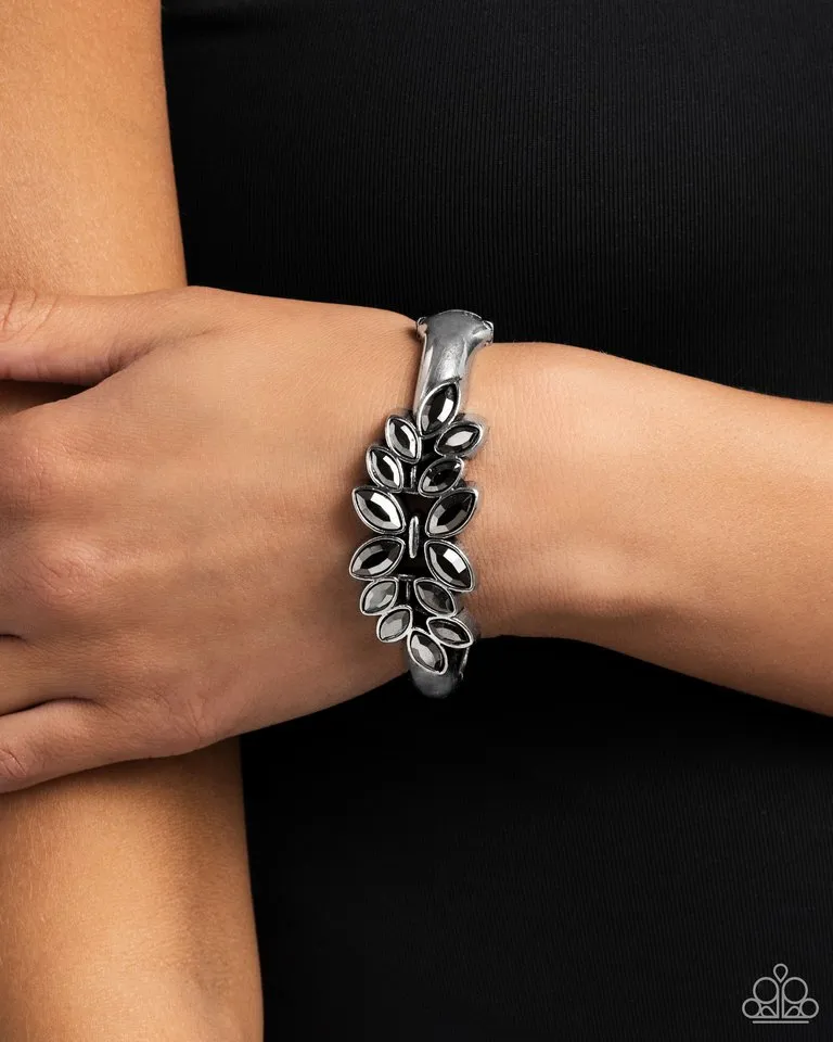 Paparazzi Bracelet ~ Glamorously Garnished - Silver