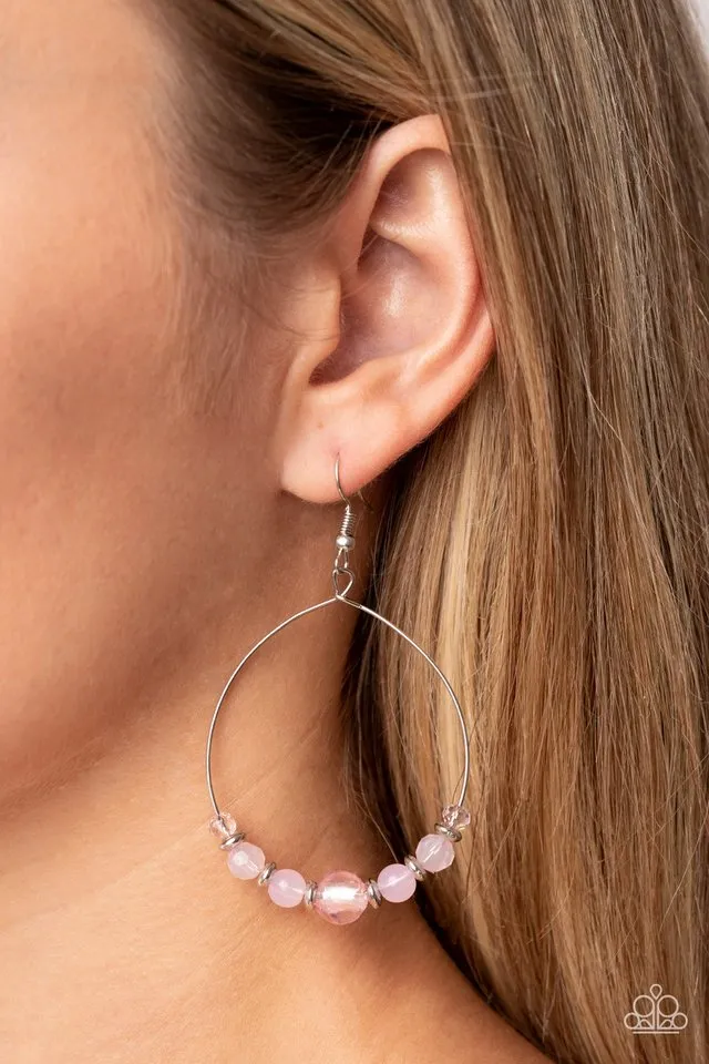 Paparazzi Earring ~ Ambient Afterglow - Pink