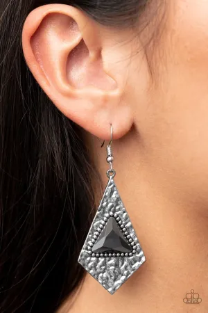 Paparazzi Earring ~ Cosmic Destination - Silver