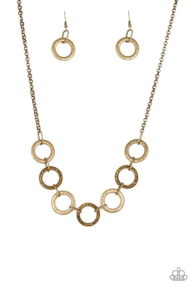 Paparazzi Necklace ~ Modern Day Madonna - Brass