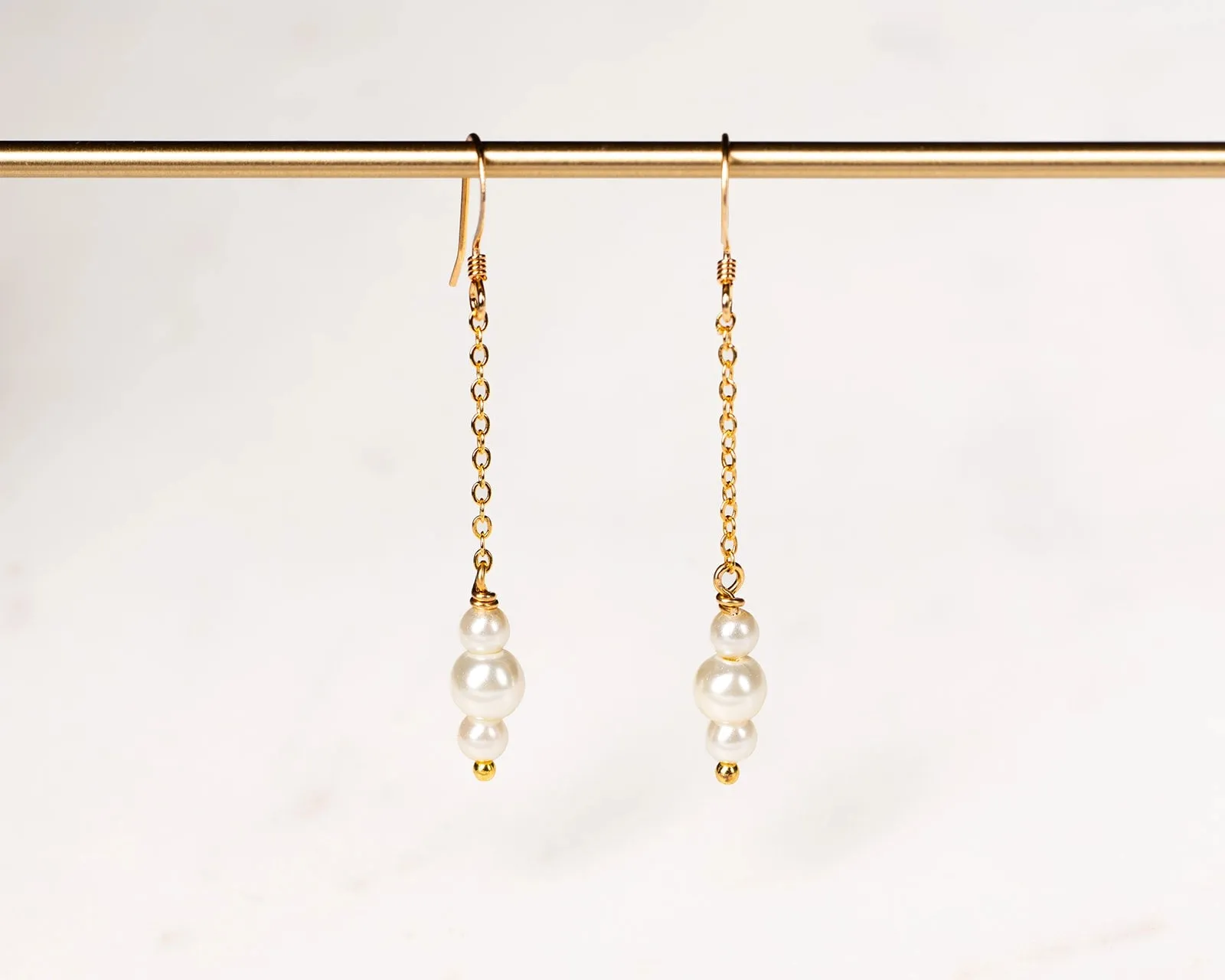 Pearl Chain Earrings