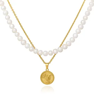 Pearl Set (Custom Pendant Choice) (Gold)