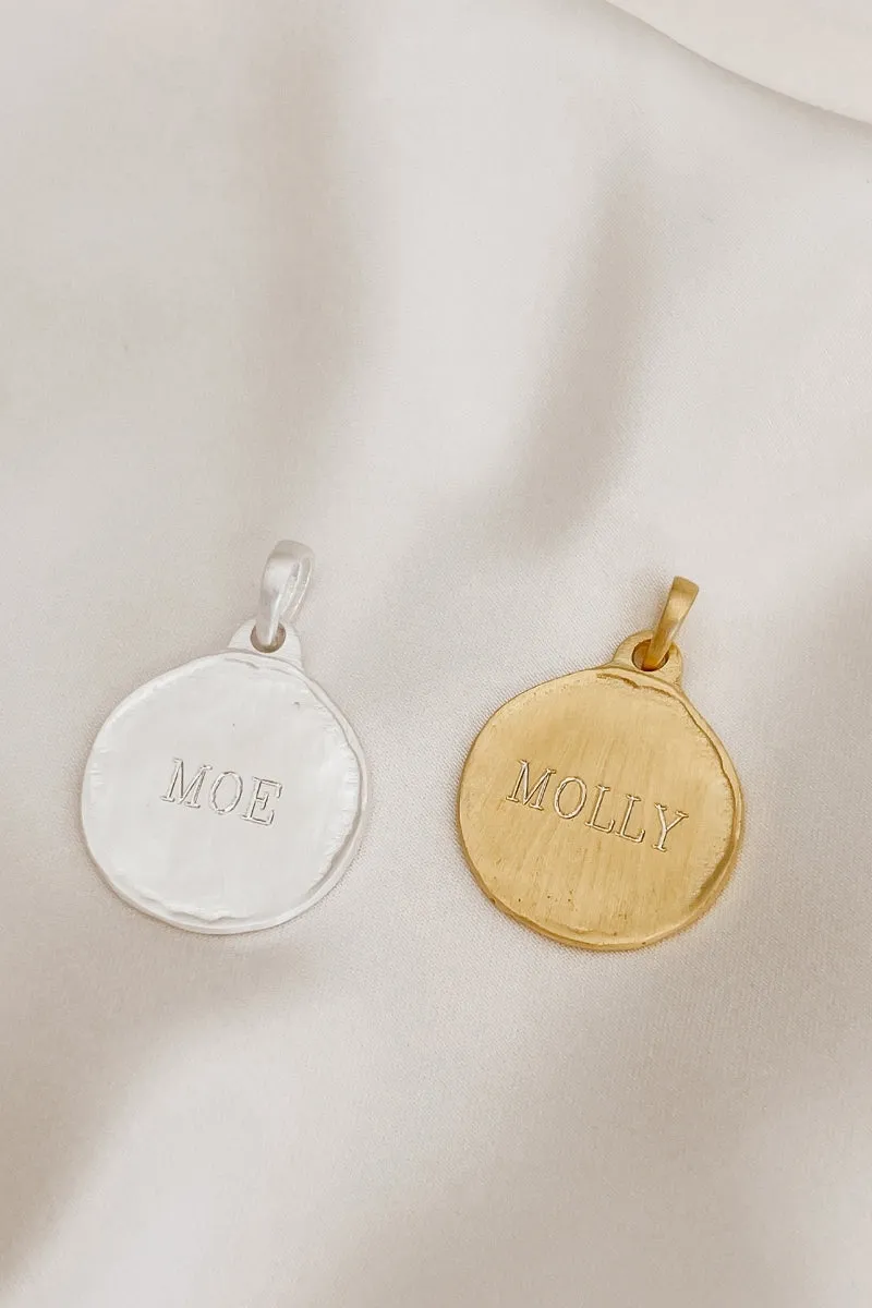 Petite Signature Pet Pendant -  Gold Vermeil