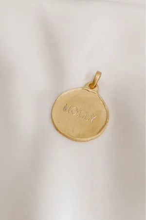 Petite Signature Pet Pendant -  Gold Vermeil