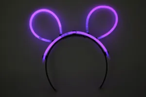 Pink Glow Stick Bunny Ears- Single Retail Packs