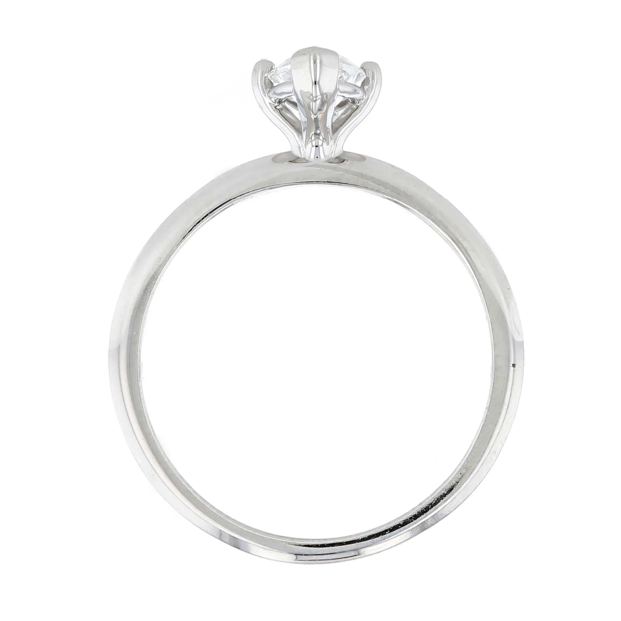 Platinum Solitaire Marquise Diamond Engagement Ring