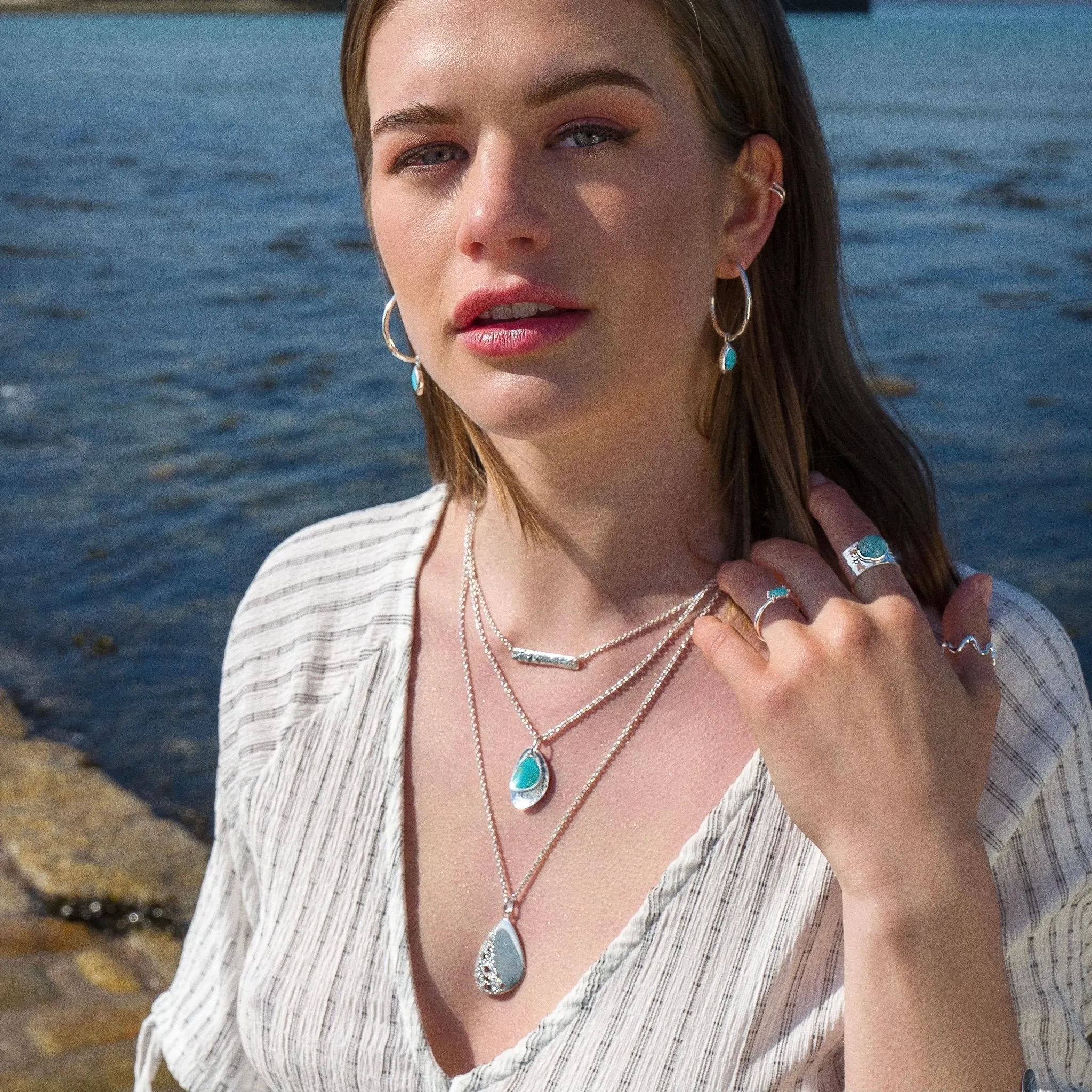 Porthmeor Pebble Pendant