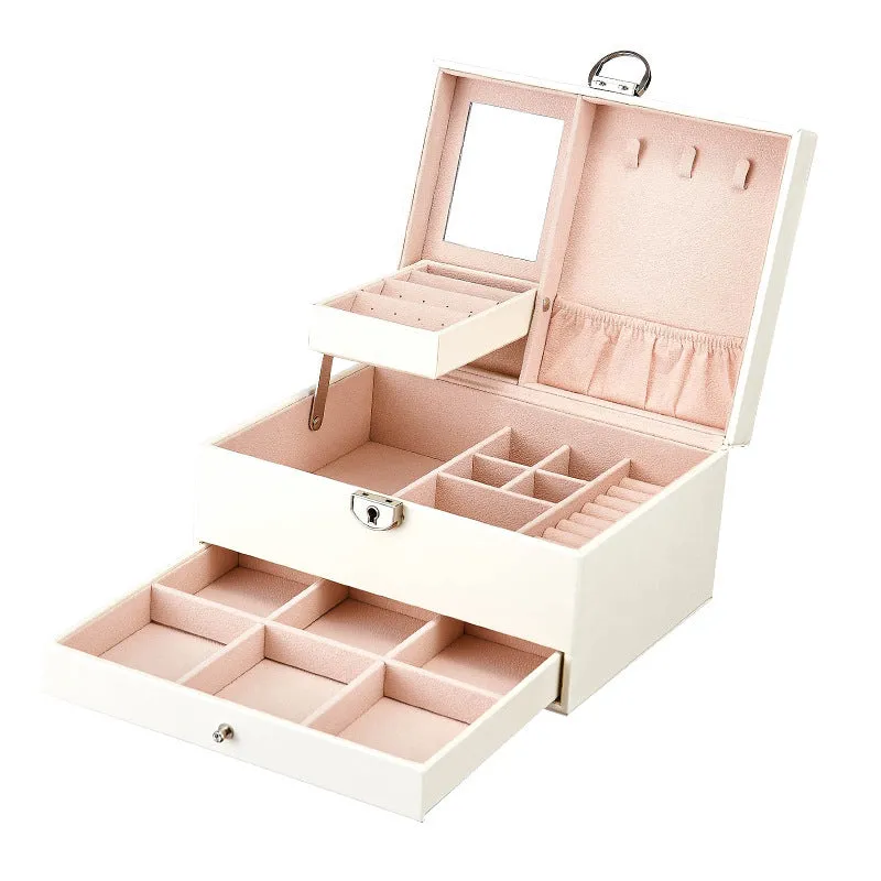 Premium Double Layer Jewelry Box