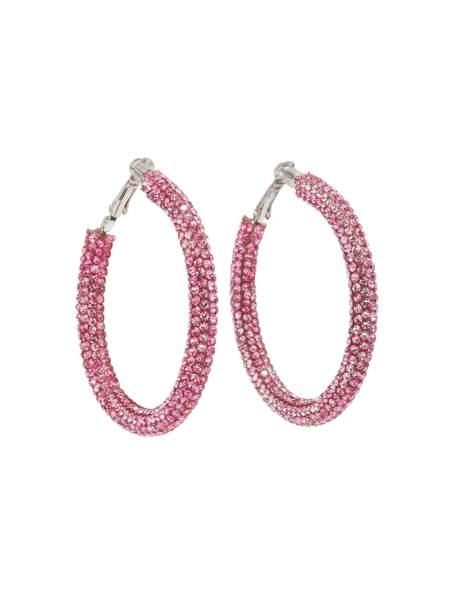 Rhinestone Hoop Earrings