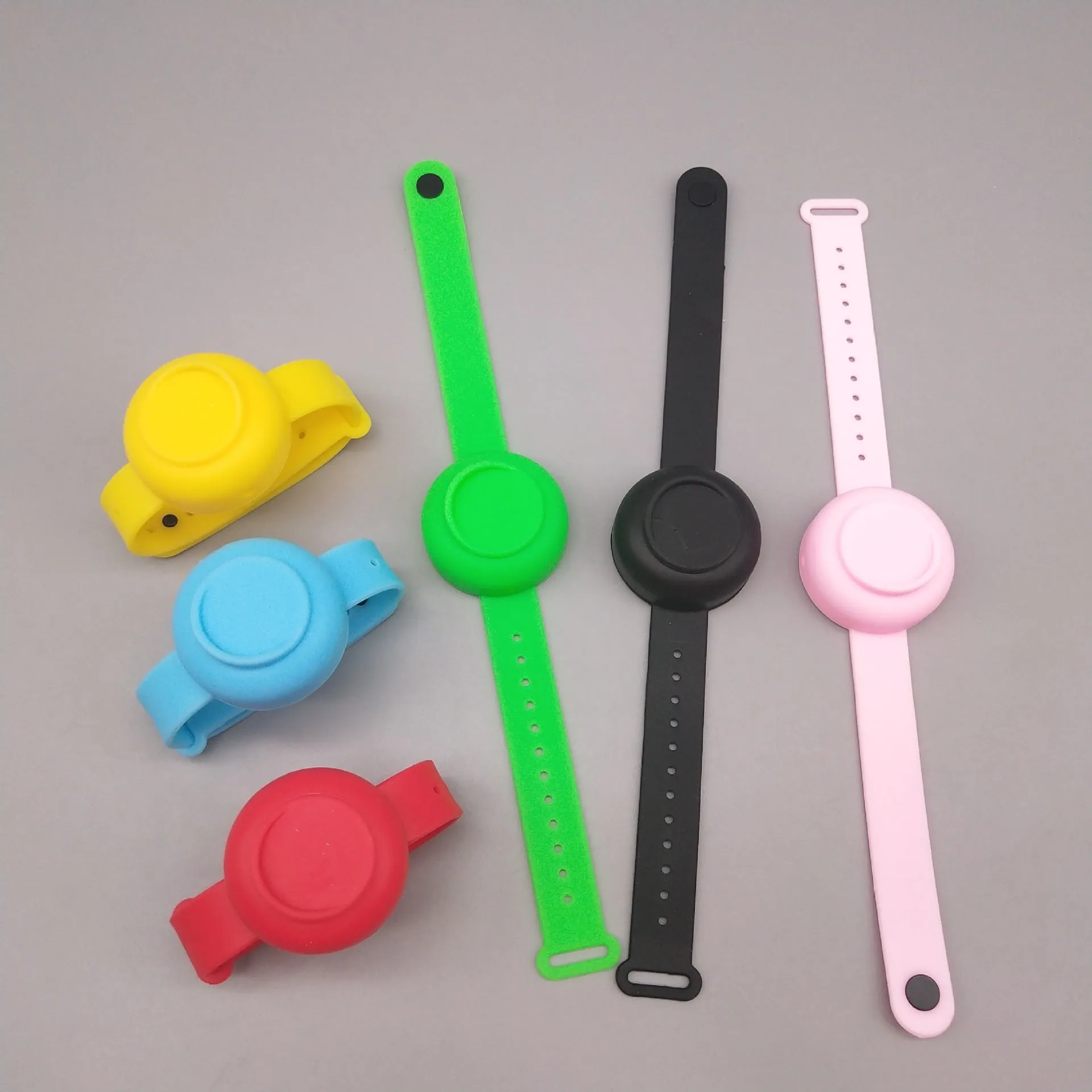 Silicone Bracelet, Portable, Disposable, Hand Sanitizer, Alcohol, Convenient For Sterilization