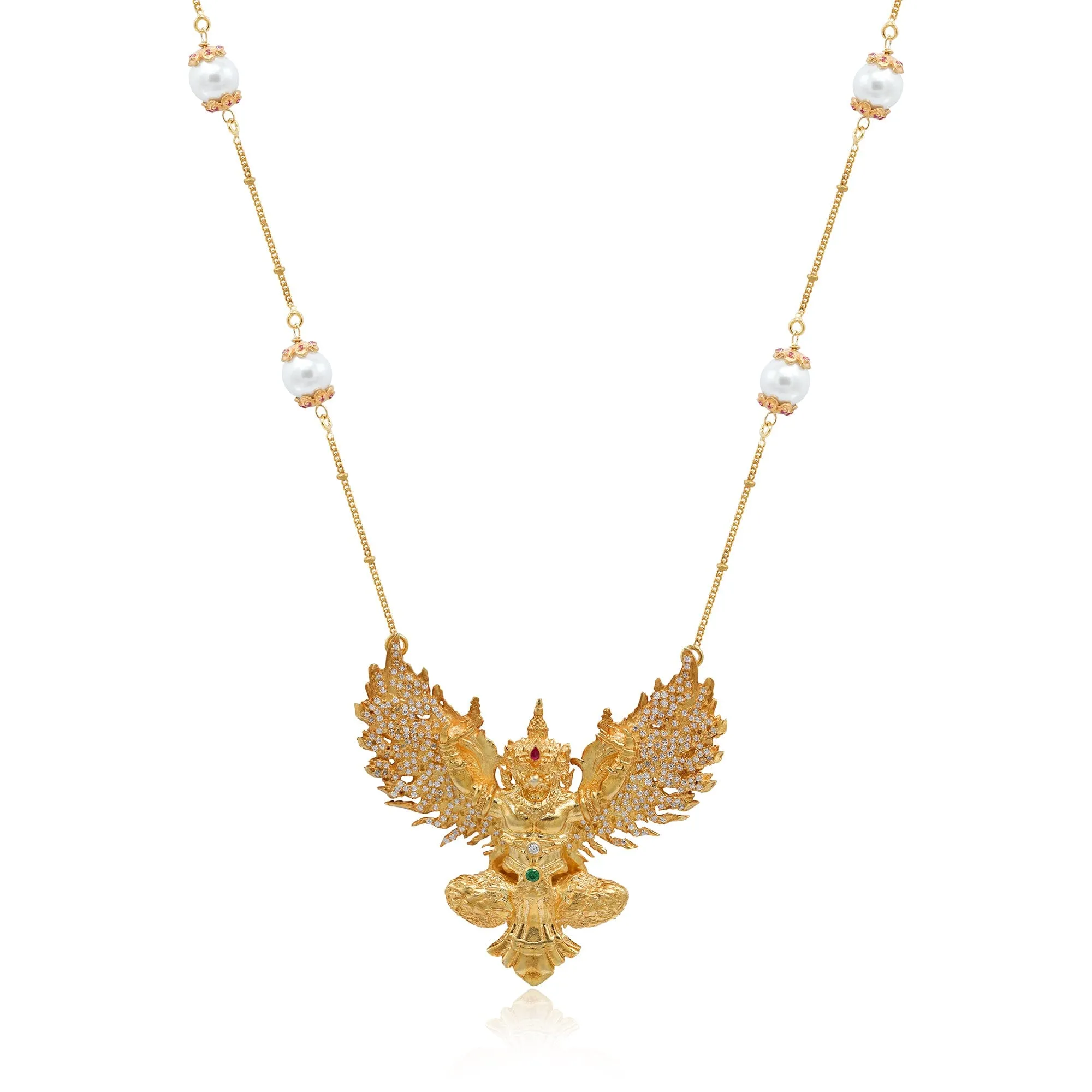 Silver 92.5 Jatayu Necklace