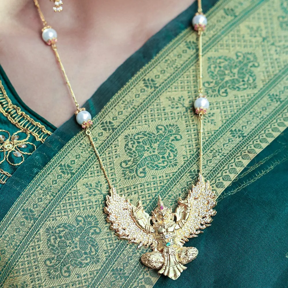 Silver 92.5 Jatayu Necklace