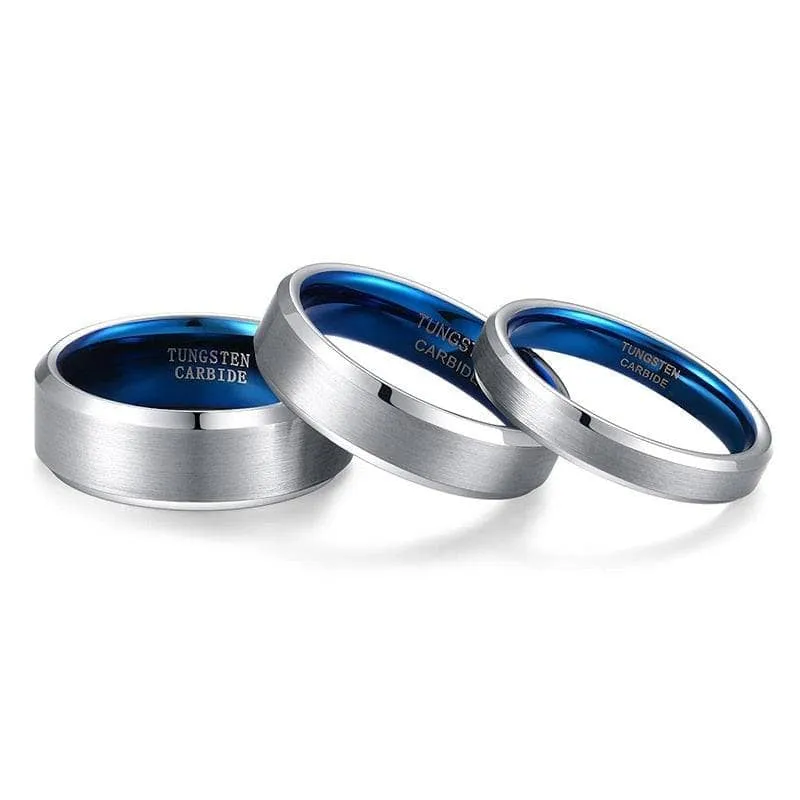 Simple Men's Tungsten Carbide Wedding Band