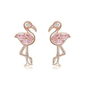 Summer Flamingos Stud Earrings