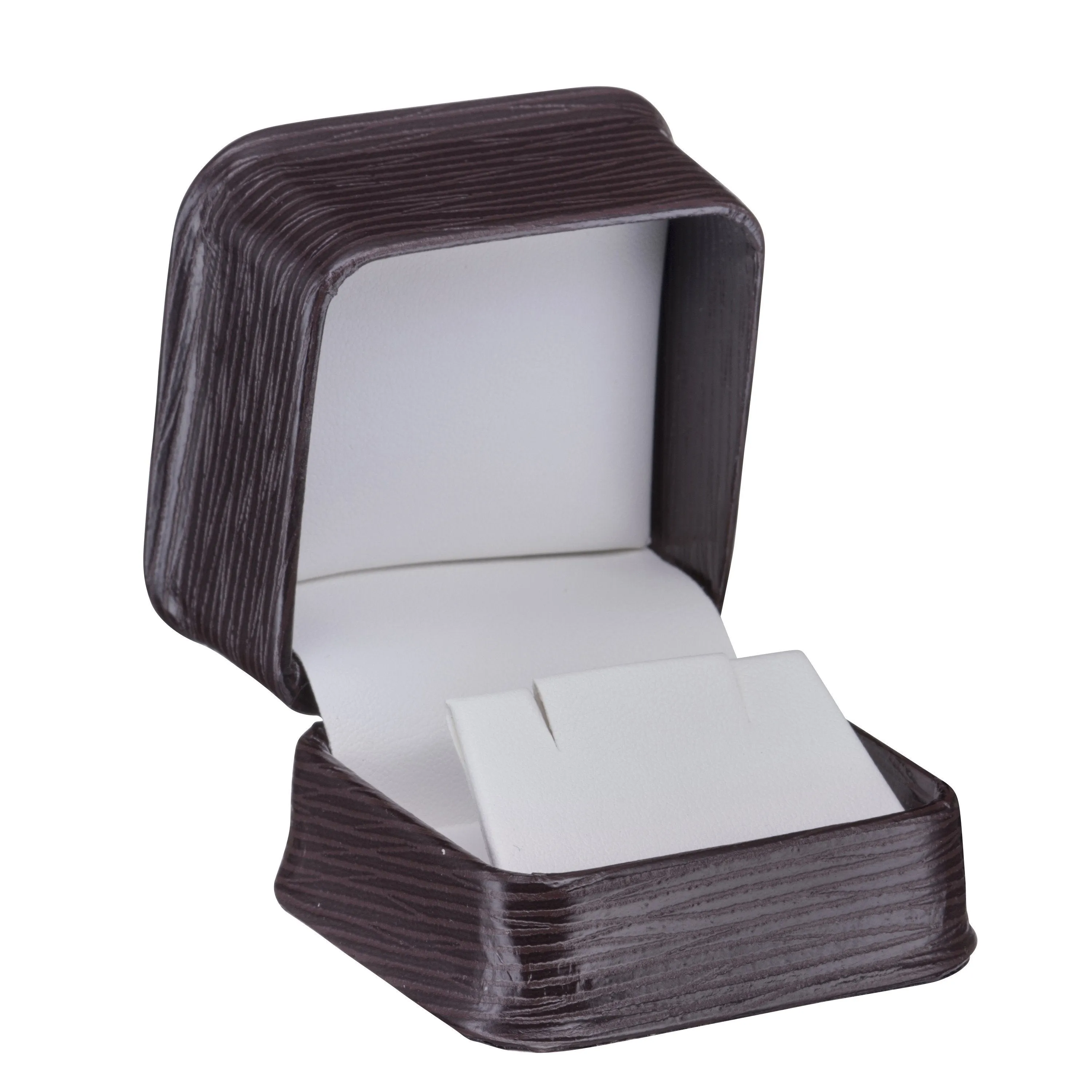 Textured Leatherette Earring Box, Exquisite Collection