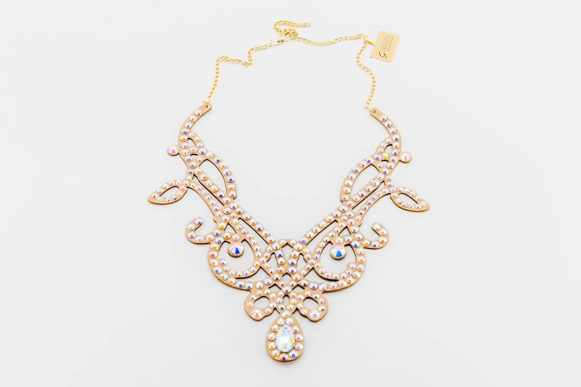 The Viscountess - Rhinestone Necklace (3010)