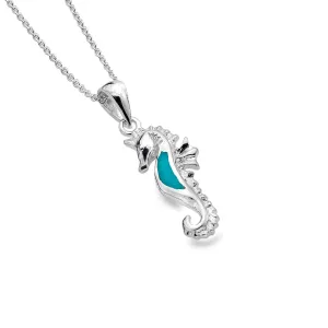 Turquoise Seahorse Pendant