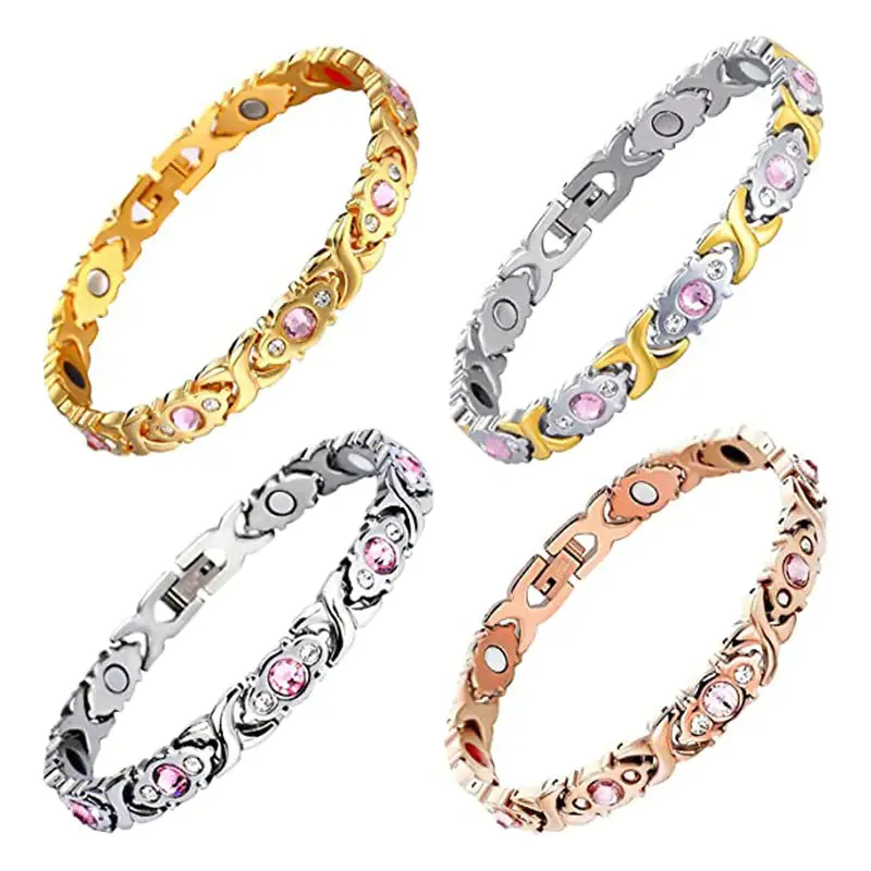 Twisted Magnetic Therapy Bracelet for Women: Fashionable Energy Jewelry