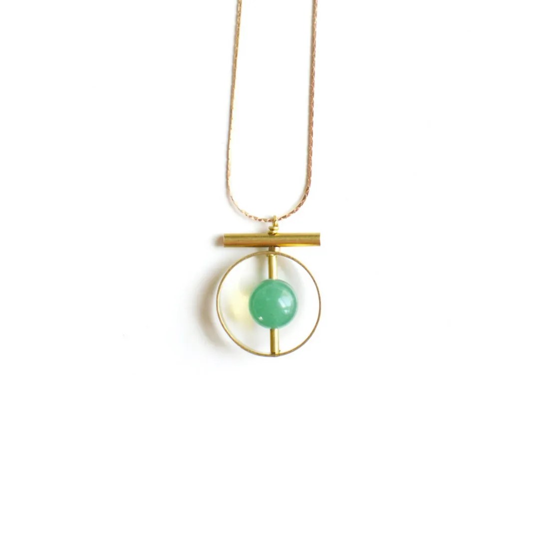 Vera Green Aventurine Necklace