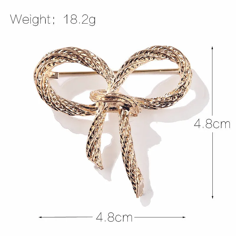 XSB021 - Elegant Bow Brooch