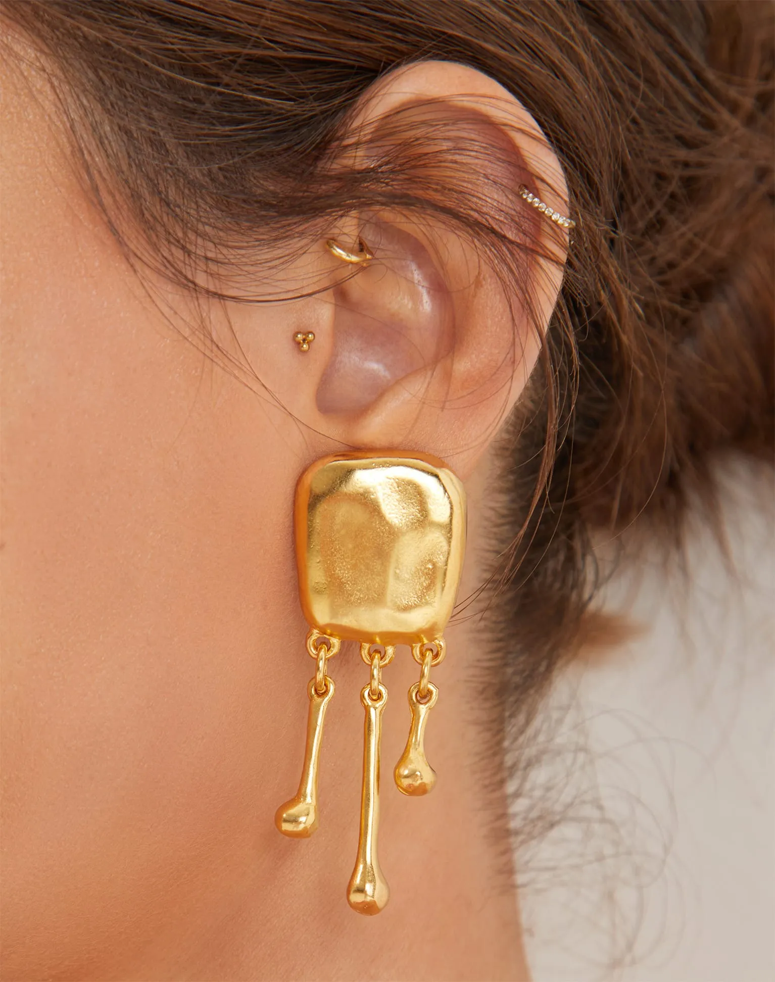 Zaya Earrings - Gold